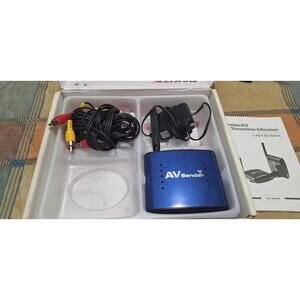 Pakite Wireless Composite RCA AV 2.4G/5.8G receiver & cables only - Blue